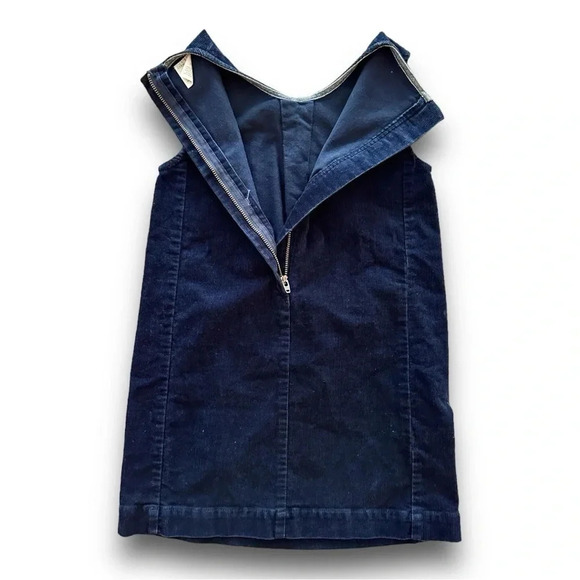 Crewcuts | Navy Corduroy Pinafore (6) 💙 - Picture 4 of 5